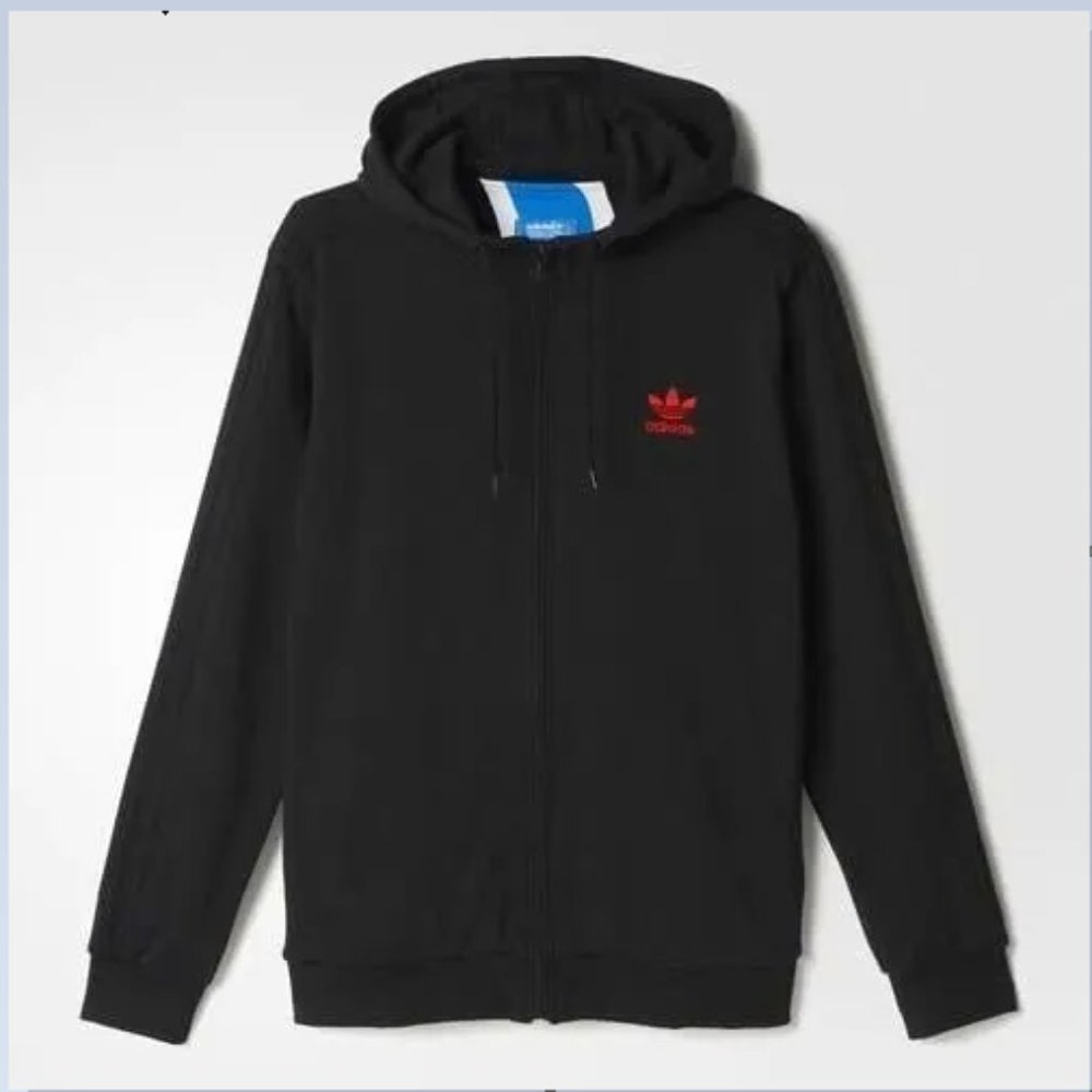 Adidas Originals Men's Black Zebra Print Hoodie Size 2xl AO2891